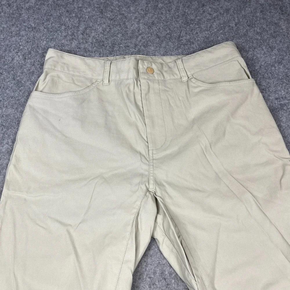 The‎ North Face Pants Mens 32 Khaki Nylon Stretch Hiking Travel Zip Pocket Tech